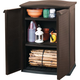 Rattan Style Base m�anyag kerti szekr�ny barna