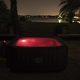 Lay-Z-Spa Pool Maldives Hydrojet Pro felf�jhat� massz�smedence Colorjet Led-vil�g�t�ssal