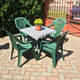 Chorus m�anyag kerti sz�k z�ld - Flair