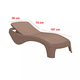 Atlantic m�anyag kerti fix napoz��gy cappuccino