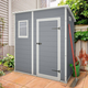 Manor Pent 6x4 m�anyag kerti t�rol� h�z sz�rke - feh�r