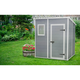 Manor Pent 6x4 m�anyag kerti t�rol� h�z sz�rke - feh�r