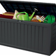 Marvel Plus m�anyag kerti t�rol� l�da 270L-es antracit sz�rke 