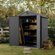 Darwin 6x4 m�anyag kerti t�rol� h�z sz�rke