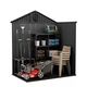 Darwin 6x4 m�anyag kerti t�rol� h�z sz�rke