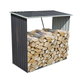Kerti f�m fa t�rol� antracit sz�rke