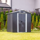MIR0608 kerti f�m t�rol� h�z antracit sz�rke