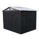 Alaska 6x8 f�m kerti t�rol� h�z antracit sz�rke