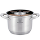 Blaumann Satin Gourmet Line rozsdamentes ac�l faz�k fed�vel, 24 cm