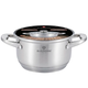 Blaumann Satin Gourmet Line rozsdamentes ac�l magas l�bas fed�vel, 26 cm