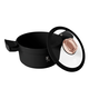 Berlinger Haus Black Rose Collection magas l�bas tit�n bevonattal, fed�vel, 28 cm