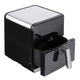 Berlinger Haus Matte Black Collection Air Fryer digit�lis forr� leveg�s s�t� �tl�tsz� ablakkal