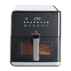 Berlinger Haus Matte Black Collection Air Fryer digit�lis forr� leveg�s s�t� �tl�tsz� ablakkal
