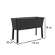 Splendor rattan hat�s� m�anyag kerti vir�gl�da antracit sz�rke 120L