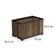 Deco t�gla alak� m�anyag kerti vir�gl�da di� 81L