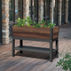 Deco elevated m�anyag kerti vir�gl�da als� polccal di� 110L