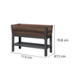 Deco elevated m�anyag kerti vir�gl�da als� polccal di� 110L
