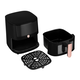 Berlinger Haus Black Rose Collection Air Fryer digit�lis forr� leveg�s s�t� �tl�tsz� ablakkal, 8L