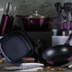 Berlinger Haus Purple Eclipse Collection sz�szos/tejforral� ed�ny tit�n bevonattal, 16 cm