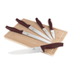 Berlinger Haus Leonardo Collection 6 r�szes k�sk�szlet bambusz v�g�deszk�val