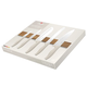 Berlinger Haus Sahara Collection 6 r�szes rozsdamentes ac�l k�sk�szlet ak�cfa m�gneses fali tart�val