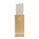 Berlinger Haus Sahara Collection 6 r�szes rozsdamentes ac�l k�sk�szlet bambusz k�start� �llv�nnyal