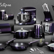 Berlinger Haus Purple Eclipse 10 r�szes ed�nyk�szlet tit�n bevonattal, kiszed�kkel