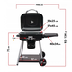 MIR417 szenes kert grill s�t� fed�llel
