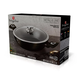 Berlinger Haus Metallic Line Shine Black Edition l�bas m�rv�ny bevonattal, fed�vel, 24 cm