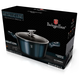Berlinger Haus Metallic Aquamarine Line magas l�bas m�rv�ny bevonattal, fed�vel, 30 cm