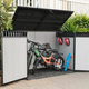 Premier Jumbo m�anyag kerti t�rol� barn�s - sz�rke