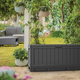Kentwood m�anyag kerti t�rol� l�da 350L antracit sz�rke