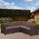 Provence set m�anyag kerti kanap� barna - meleg taupe