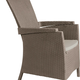 Vermont m�anyag kerti fotel cappuccino homok