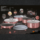 Berlinger Haus I-Rose Collection 12 r�szes ed�nyk�szlet tit�n bevonattal, met�l k�ls� bevonattal, pi