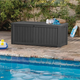 Rockwood m�anyag kerti t�rol� l�da 570L-es grafit - sz�rke