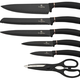 Berlinger Haus Black Rose Collection 7 r�szes k�sk�szlet �llv�nnyal, tapad�smentes bevonattal