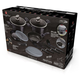 Berlinger Haus Carbon Pro Collection 10+3 r�szes ed�nyk�szlet m�rv�ny bevonattal s�t�tsz�rke sz�nben