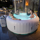 Lay-Z-Spa PARIS felf�jhat� jakuzzi f�t�ssel 196 x 66 cm, LED-vil�g�t�ssal