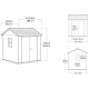 Newton Plus wide 7 x 7,5 m�anyag kerti h�z barna