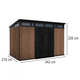 Signature Pent 11x7 m�anyag kerti h�z velencei barna