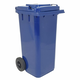 M�anyag kerti hullad�kgy�jt� kerekes 120 Literes k�k