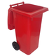 M�anyag kerti hullad�kgy�jt� kerekes 120 Literes piros