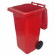M�anyag kerti hullad�kgy�jt� kerekes 120 Literes piros