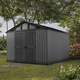 Stronghold 10x8 m�anyag kerti h�z sz�rke