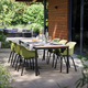 Porto 200 m�anyag kerti asztal k�ris
