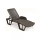 Pool rattan hat�s� m�anyag kerti fix napoz��gy barna O237