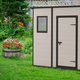 Manor Pent 6x6 m�anyag kerti t�rol� h�z beige-barna