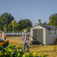 Oakland 7513 m�anyag kerti t�rol� h�z barn�s sz�rke - antracit