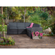 Provence set m�anyag kerti kanap� grafit - h�v�s sz�rke